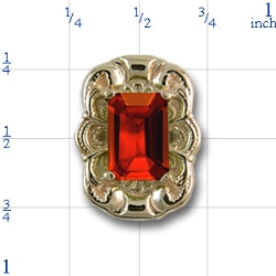 80904 Garnet Bracelet Slide 